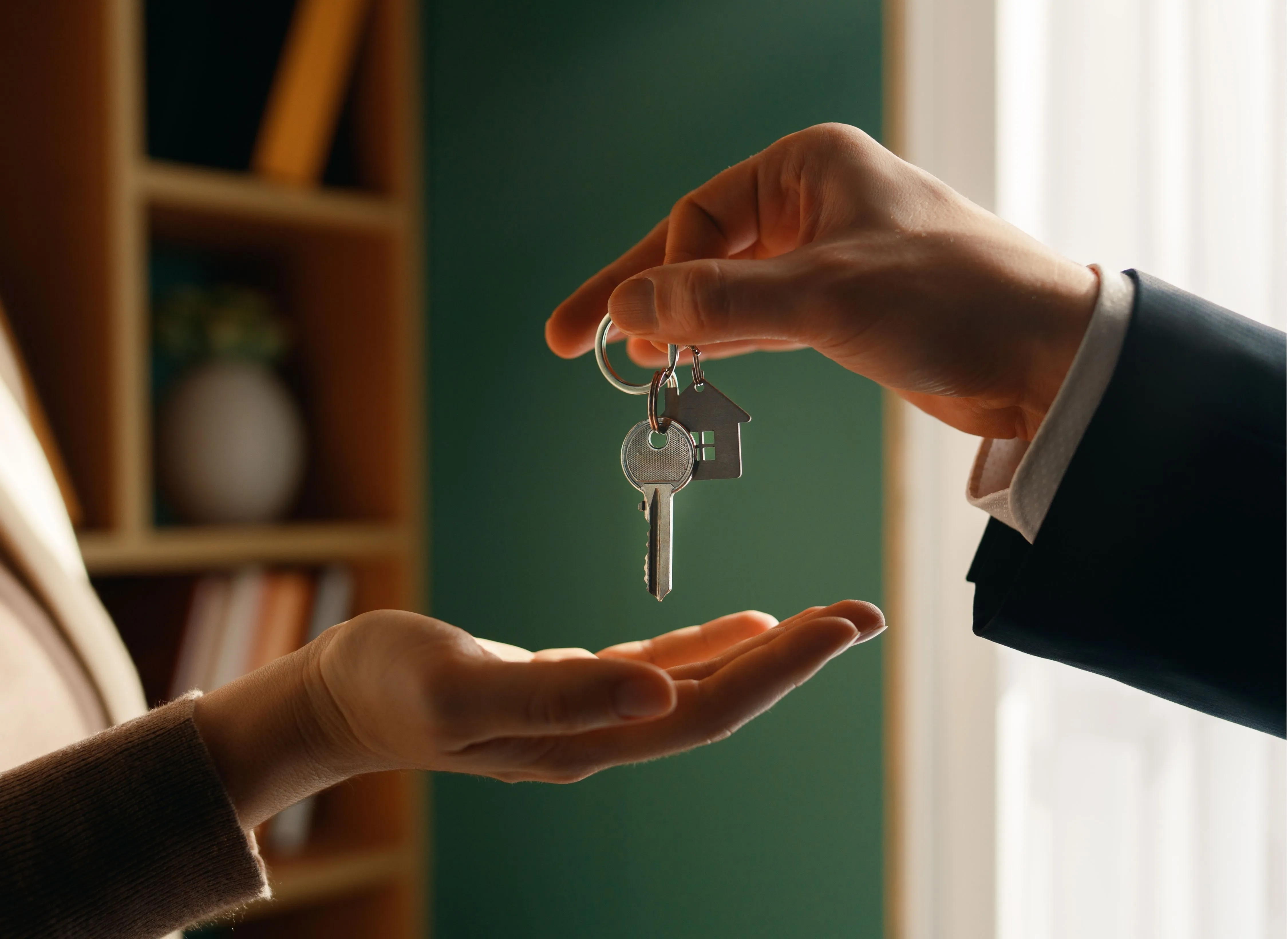 Entrega de llaves para intermediación inmobiliaria